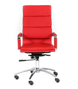 Кресло компьютерное CHAIRMAN 750 экокожа красная в Ишиме - предосмотр 1